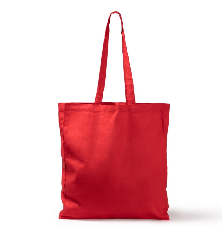 Cotton Bag with a Sewn-in Bottom and Side Panels for Printing
